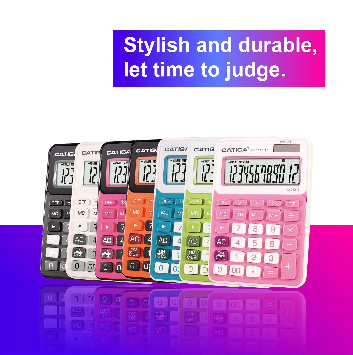 CD-2720-12 Digit Home and Office Calculator (12 Digit)