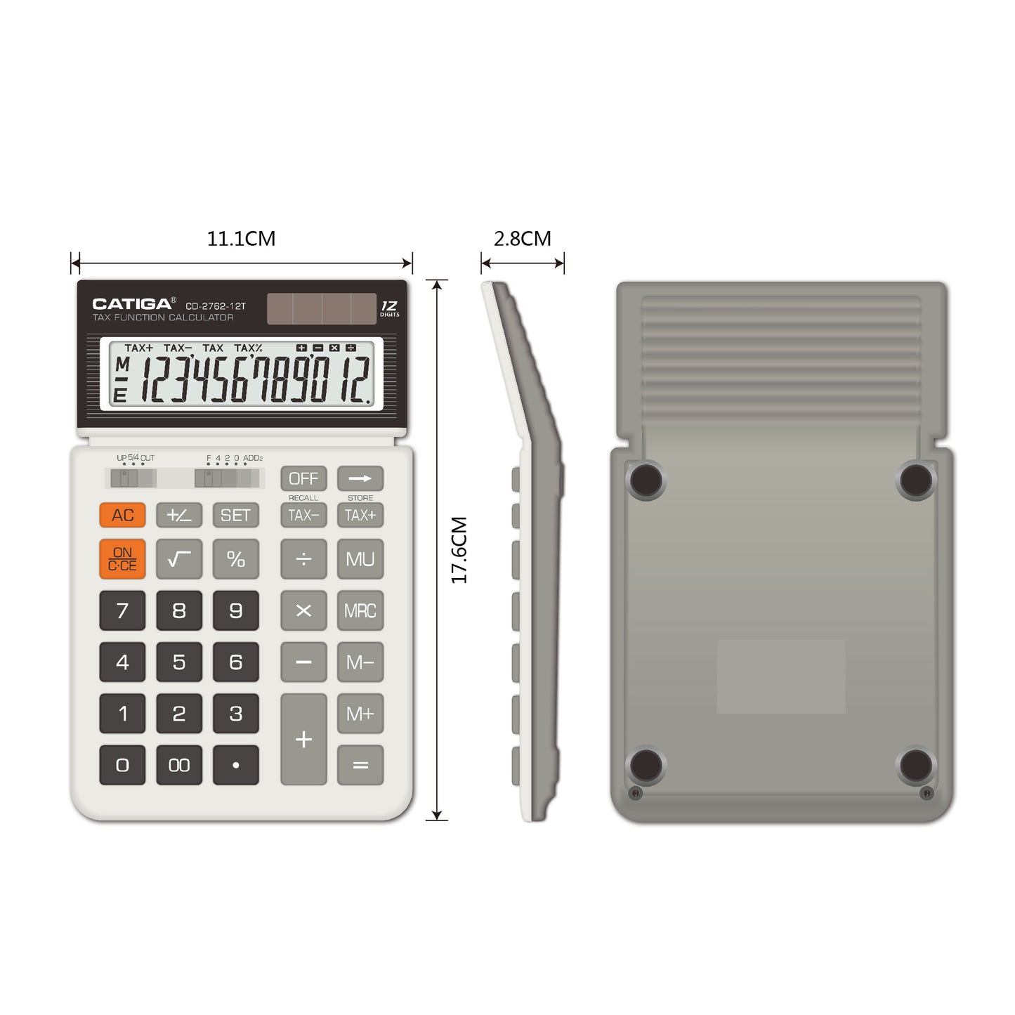 CD-2762-12T Tax Calculator (12 Digit)