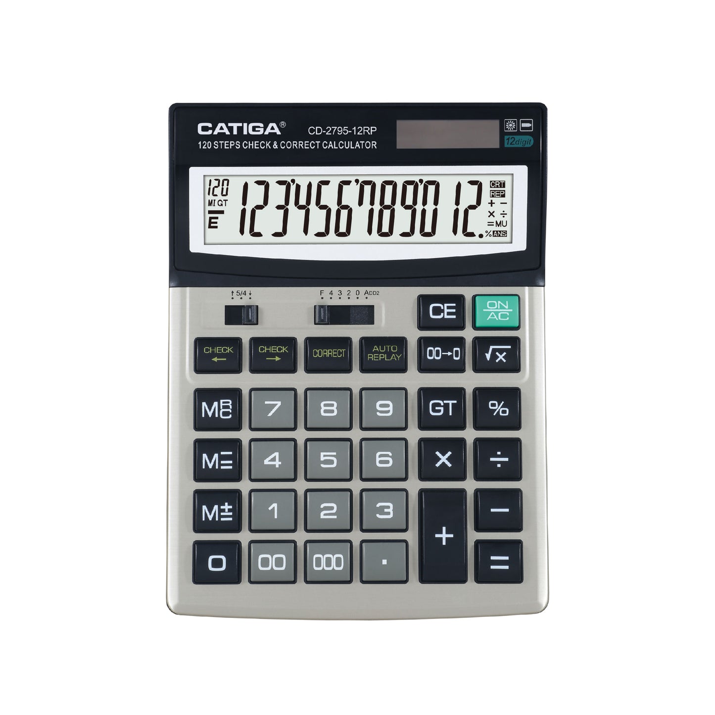 CD-2795-12RP Check & Correct Calculator (12-Digit )