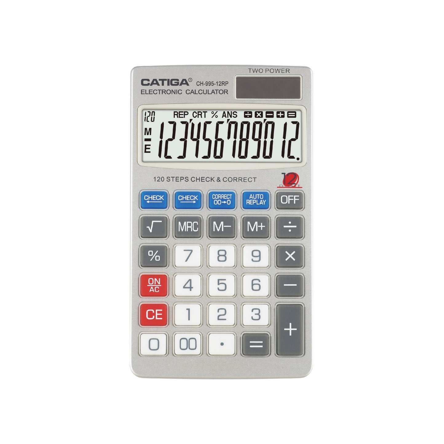 CH-995-12RP Check & Correct Calculator (12 Digit)