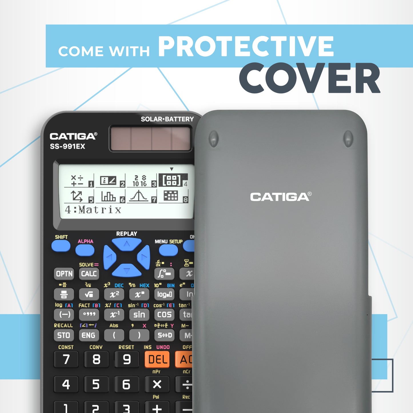 CATIGA SS-991EX Scientific Calculator with Advanced 550 Functions -5 pack