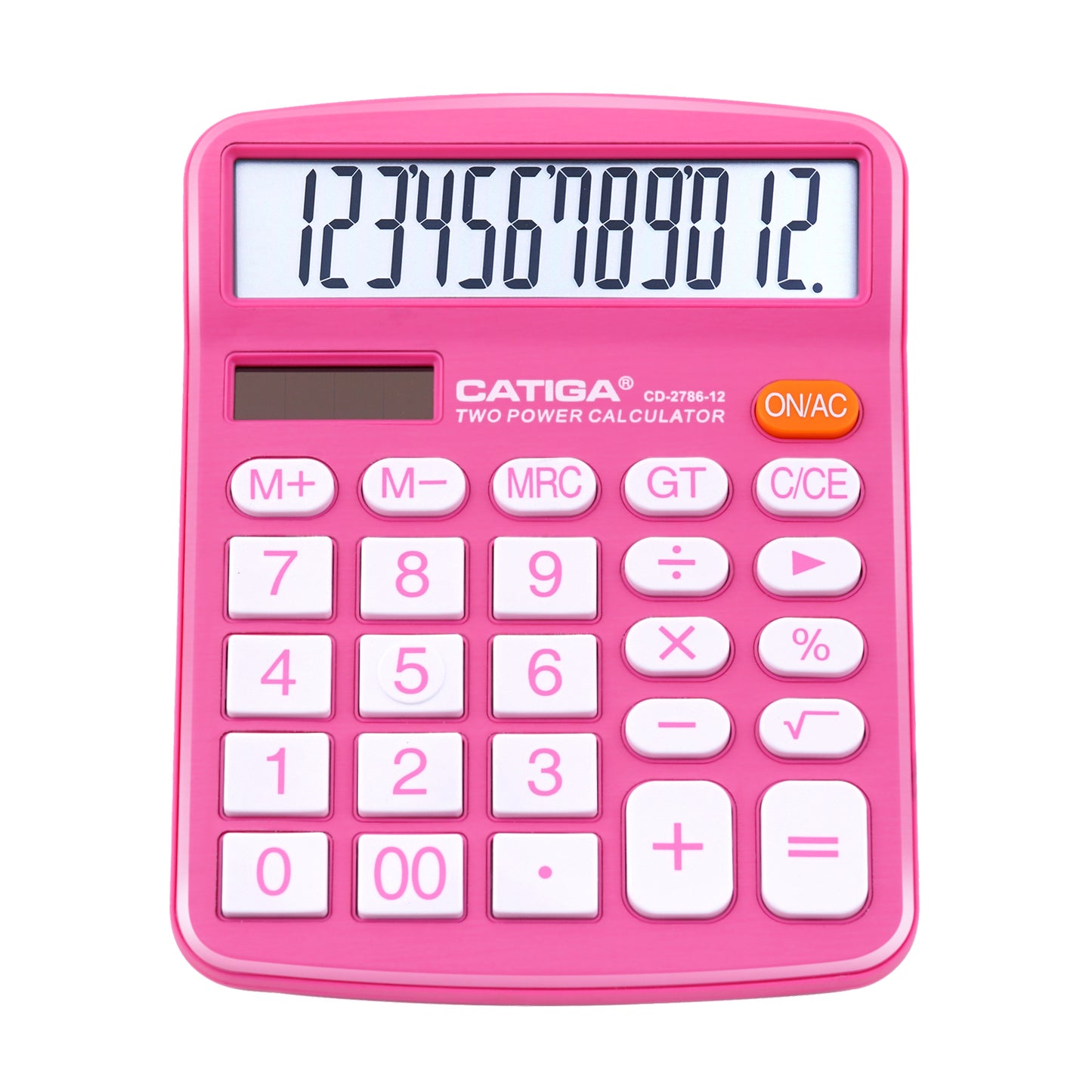 CD-2786 12-Digit Home and Office Calculator (Pink)