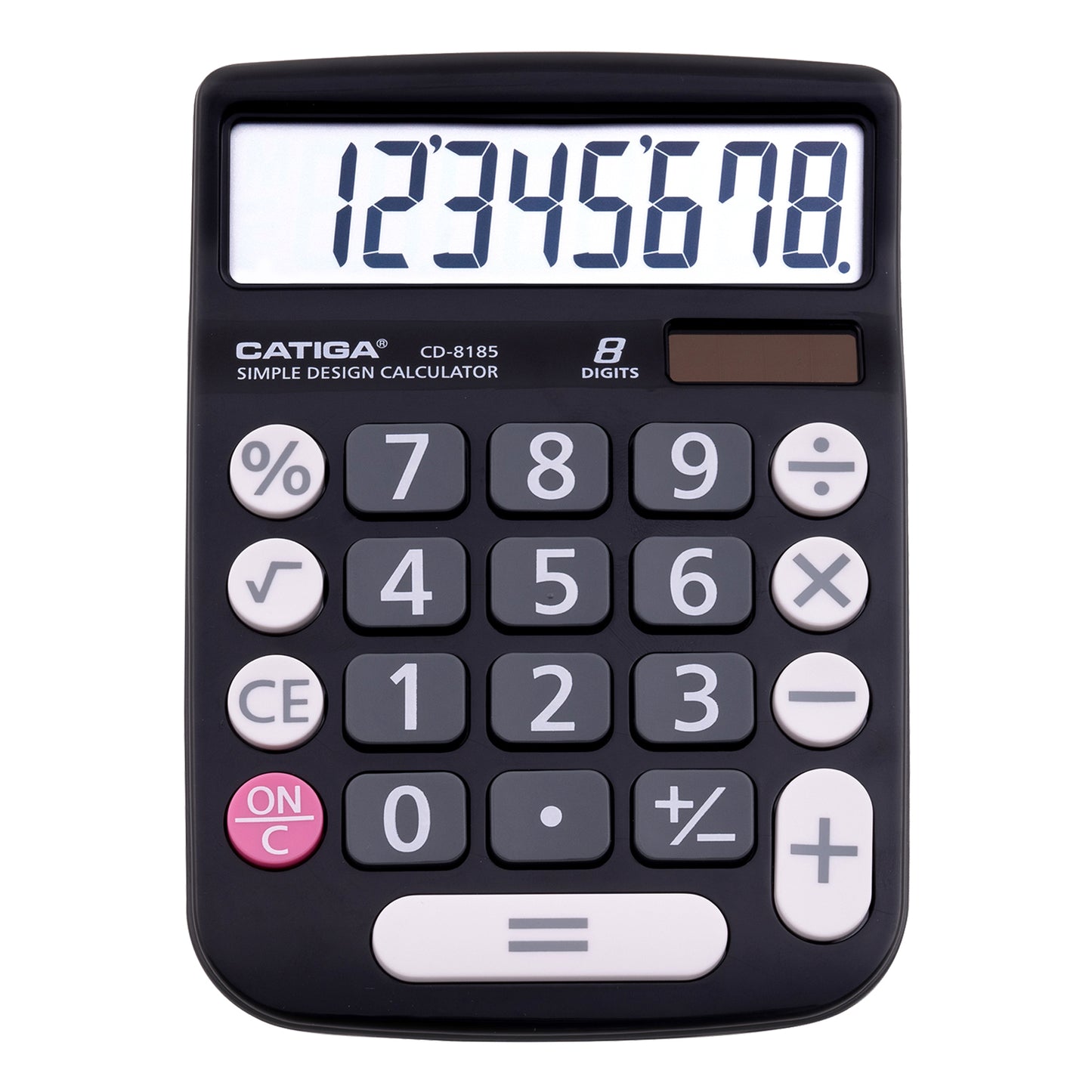 CD-8185 8-Digit Home and Office Calculator (Black)