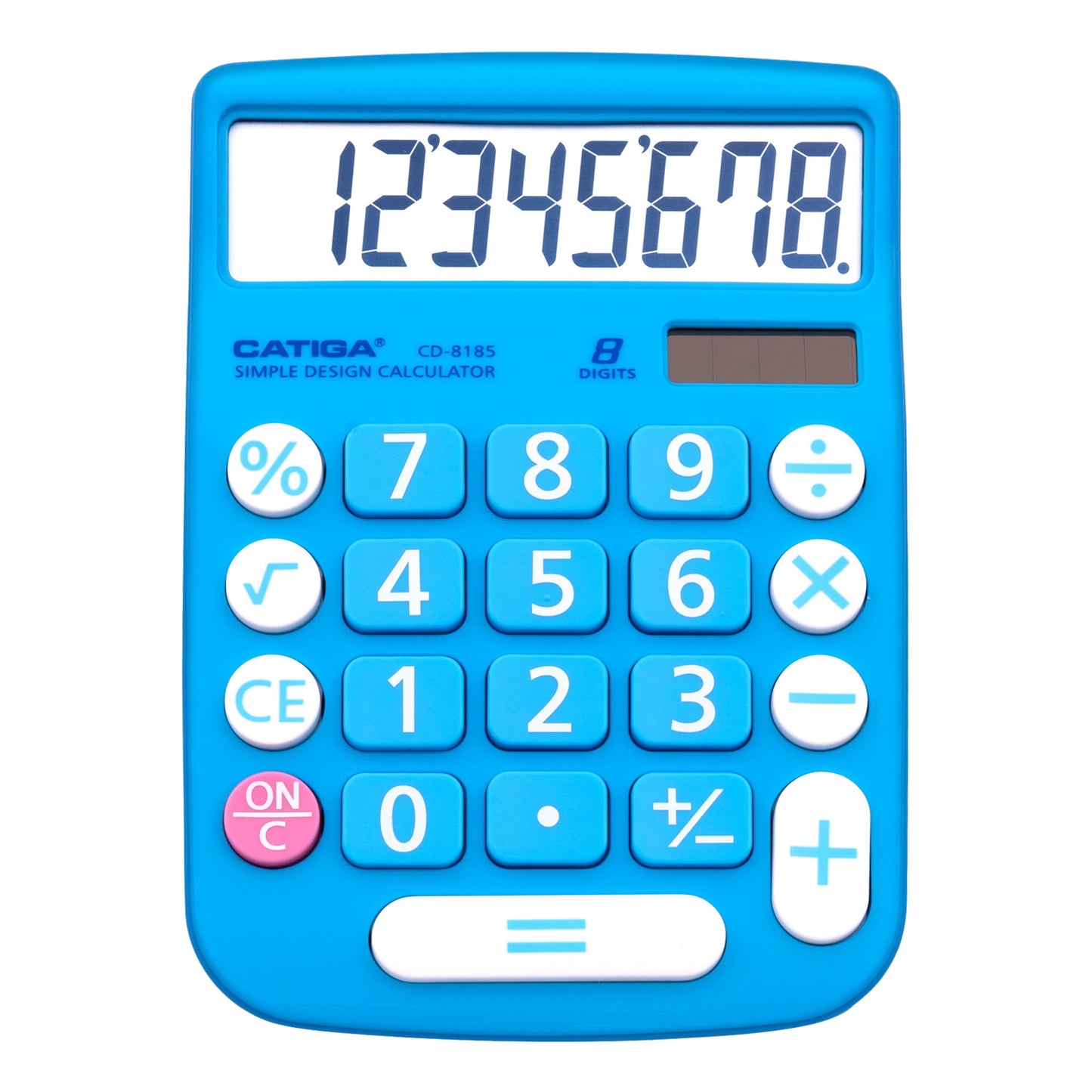 CD-8185 8-Digit Home and Office Calculator (Blue)