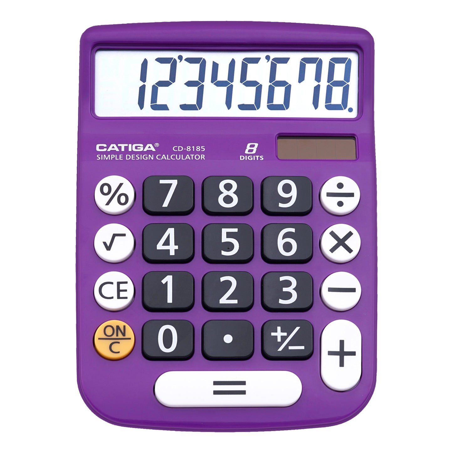 CD-8185 8-Digit Home and Office Calculator (Purple)