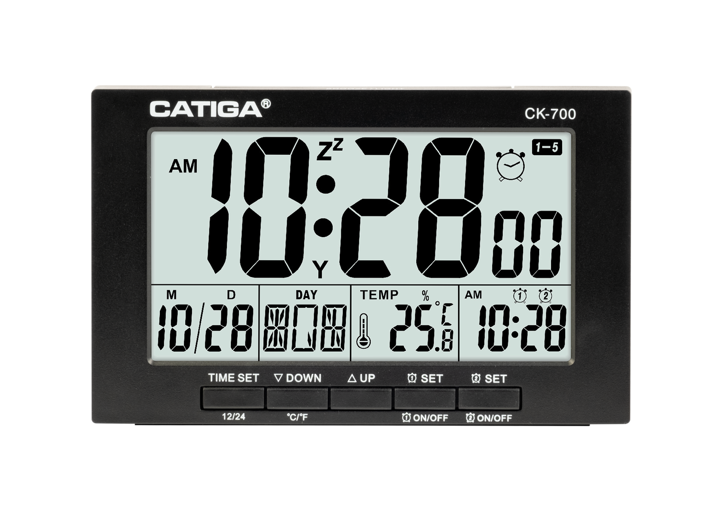 CK-700 Temperature, Date & Time Function Clock