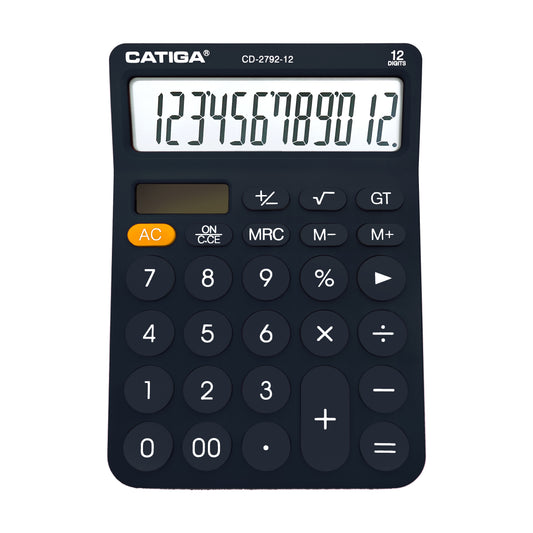 CD-2792 12-Digit Home and Office Calculator (Black)