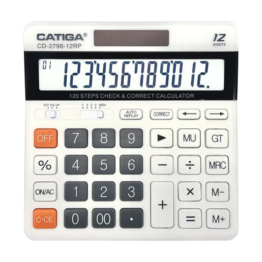 CD-2798 Premium Commercial Ultra Wide 12-Digit Calculator