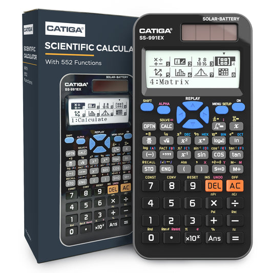 CATIGA SS-991EX Scientific Calculator with Advanced 550 Functions