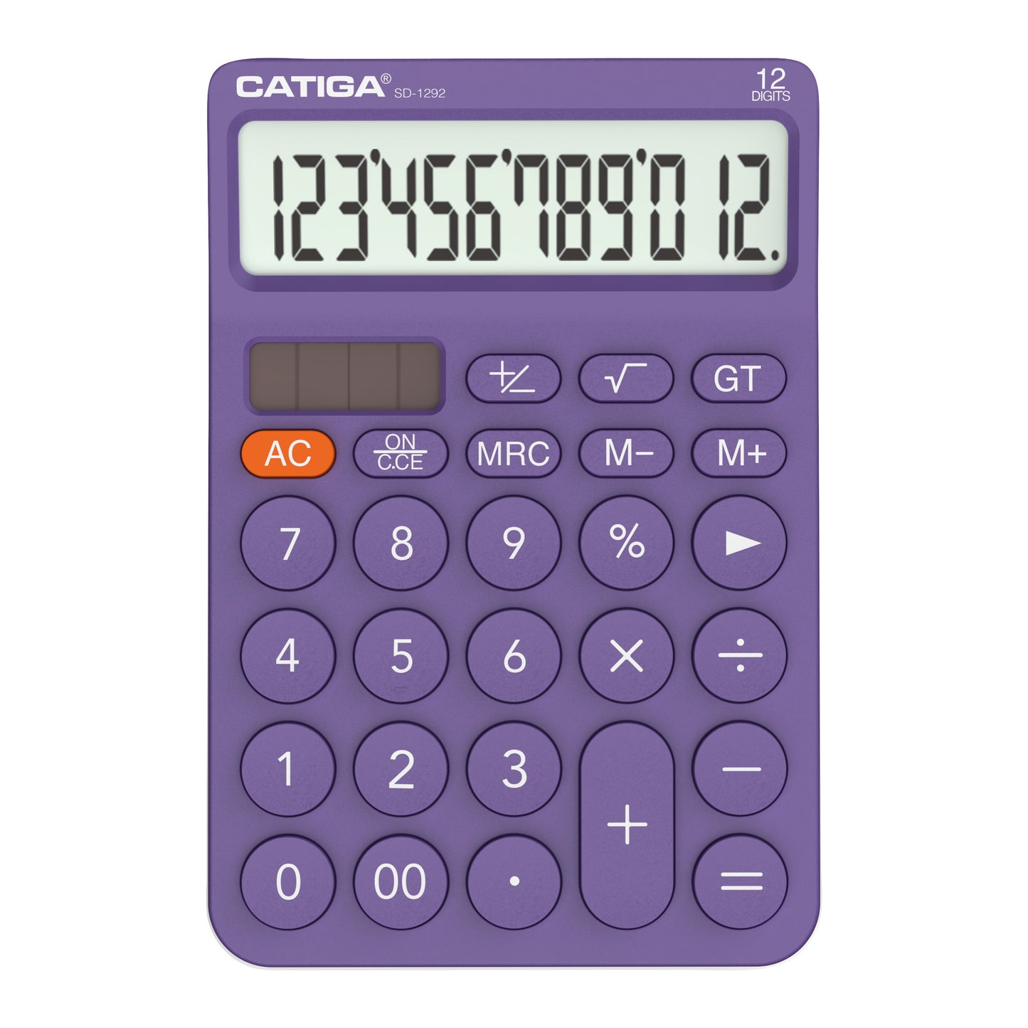 SD-1292 12-Digit Home and Office Calculator (Purple)
